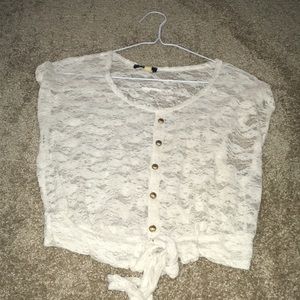 Lace crop top